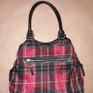 Red Plaid Shoulder Bag